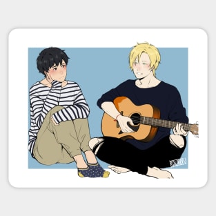 Asn and Eiji Sing Me a Song Sticker